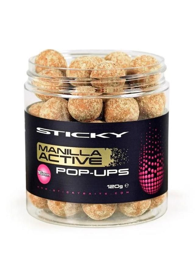 Sticky Bait Baits Manilla Active Pop Ups 16mm