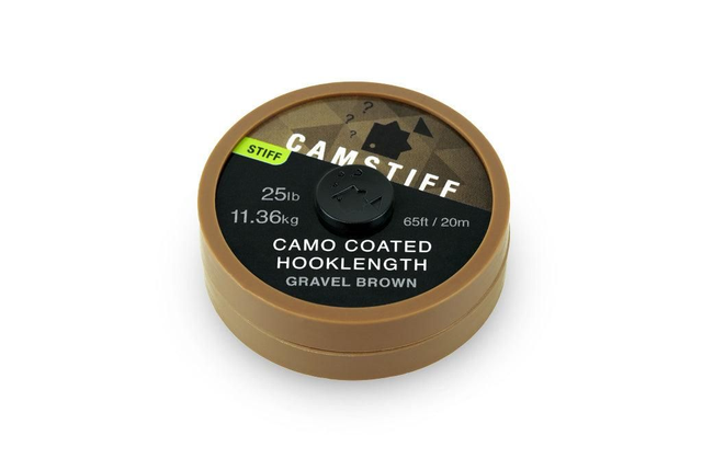 Thinking Anglers Camstiff Hooklength Gravel Brown 25lb