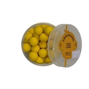 Monkey Climber swan mussel popups (light yellow 15mm)